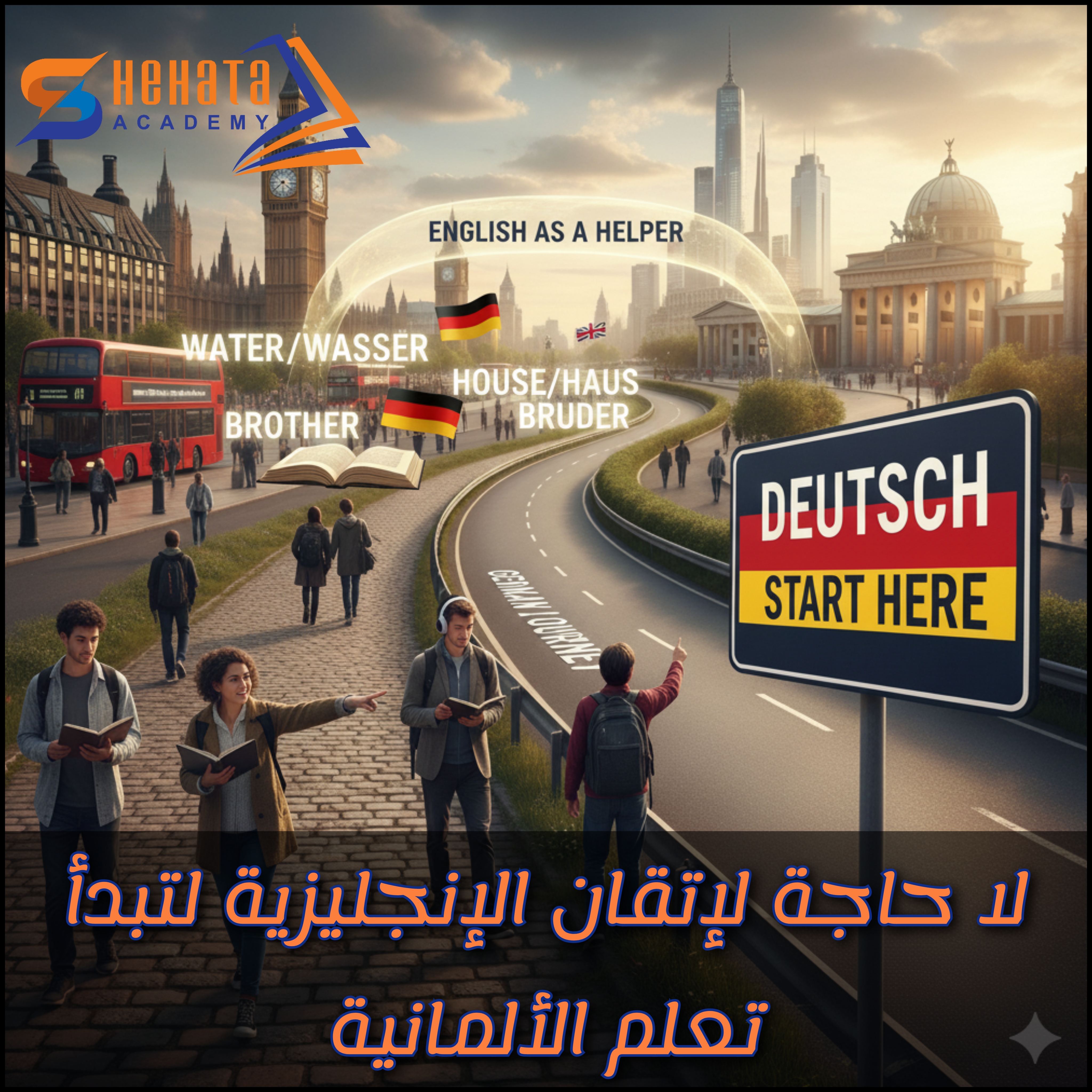 لا حاجة لإتقان الإنجليزية لتبدأ تعلم الألمانية لا حاجة لإتقان الإنجليزية لتبدأ تعلم الألمانية