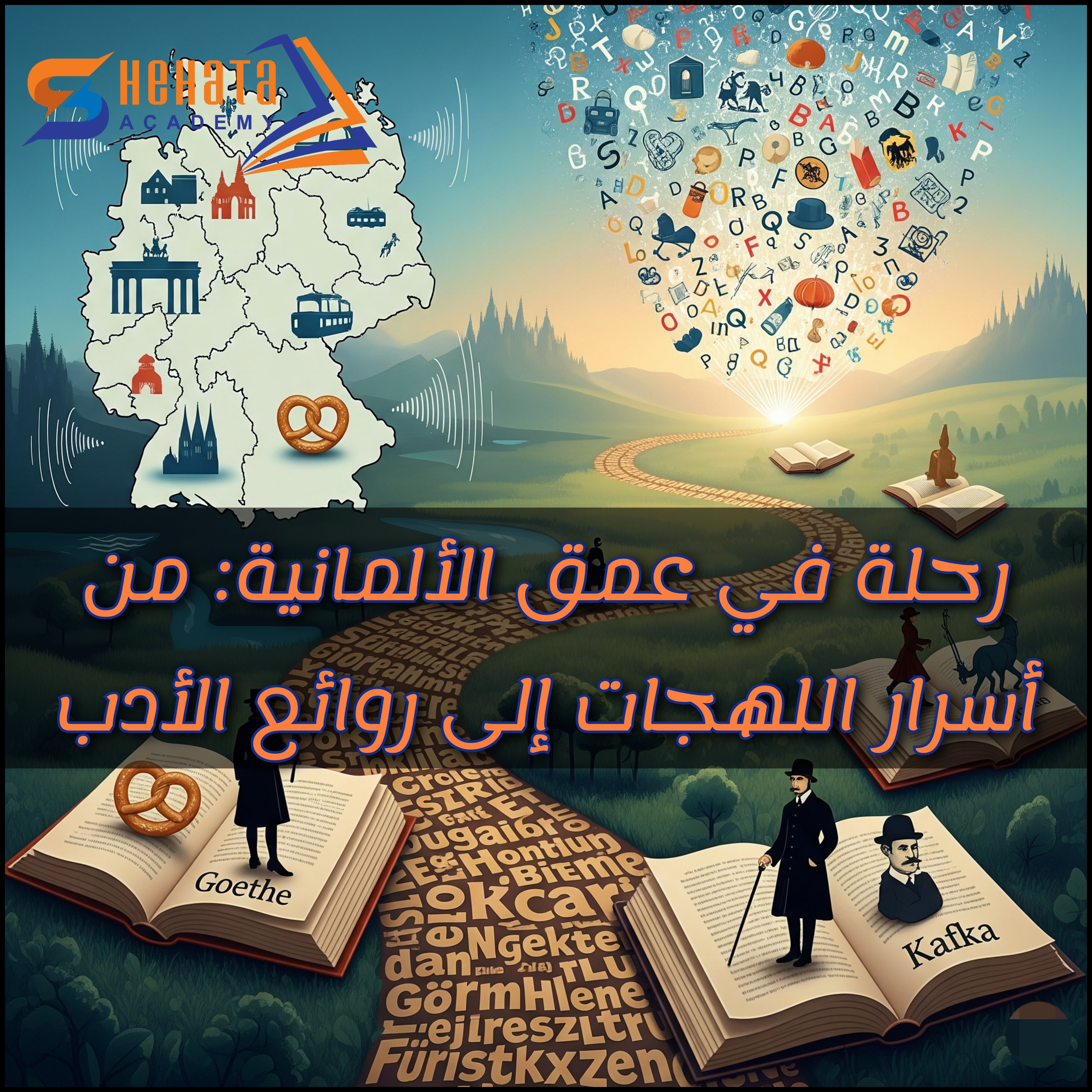 رحلة في عمق الألمانية:من أسرار اللهجات إلى روائع الأدب